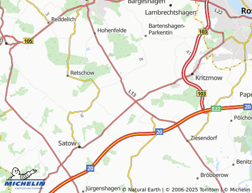 Mapa MICHELIN Gorow - ViaMichelin