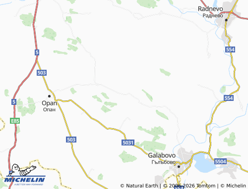 Mappa MICHELIN Knyazhevsko - ViaMichelin