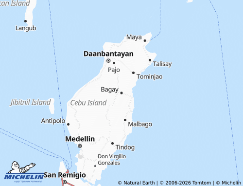 MICHELIN Bagay map - ViaMichelin