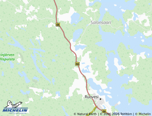 MICHELIN-Landkarte Mustajärvi - ViaMichelin
