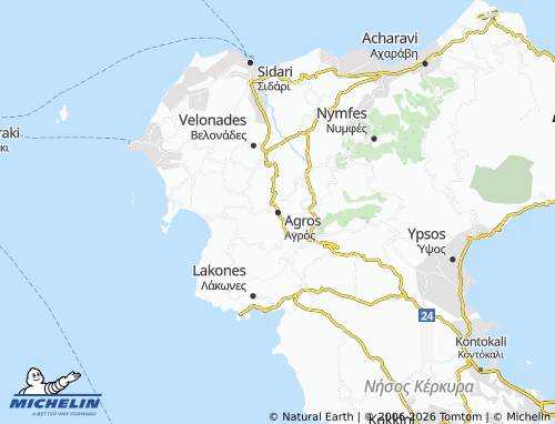 MICHELIN Agros map - ViaMichelin