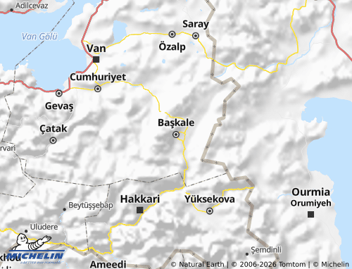 MICHELIN-Landkarte Başkale - ViaMichelin