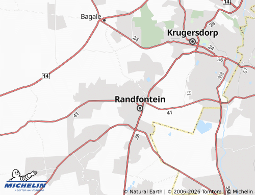 Mappa MICHELIN Randgate - ViaMichelin