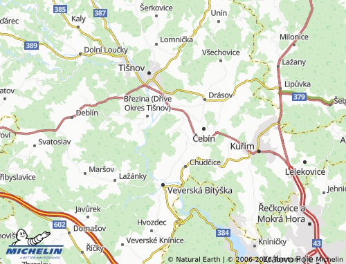 Mappa MICHELIN Sentice - ViaMichelin