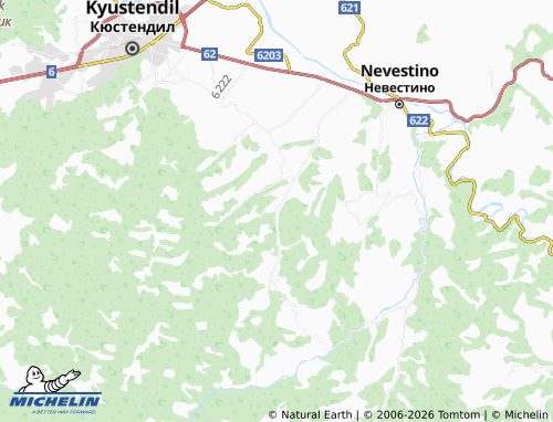 MICHELIN Rashka Grashtitsa map - ViaMichelin