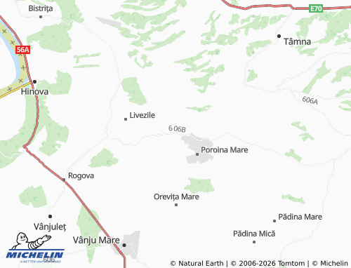 MICHELIN Șipotu map - ViaMichelin