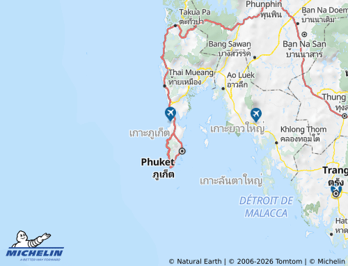 Mapa MICHELIN Amphoe Thalang - ViaMichelin