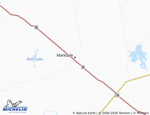 MICHELIN Markdale map - ViaMichelin