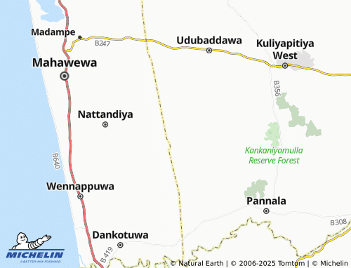 MICHELIN Gallehemulla map - ViaMichelin