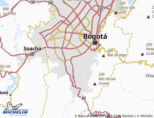 Carte MICHELIN Granjas de Santa Sofía - ViaMichelin