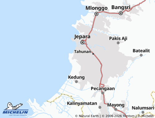 Mapa MICHELIN Mangunan - ViaMichelin