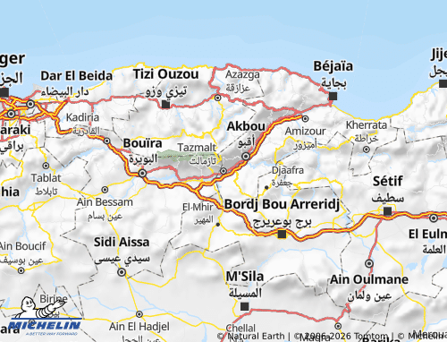 Mapa MICHELIN Tazmalt - ViaMichelin