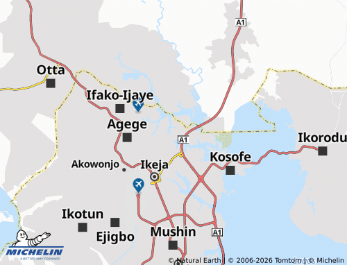 Carte MICHELIN Omole - ViaMichelin