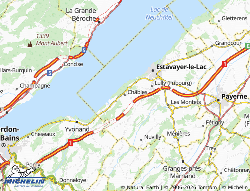 Mapa MICHELIN Châbles - ViaMichelin