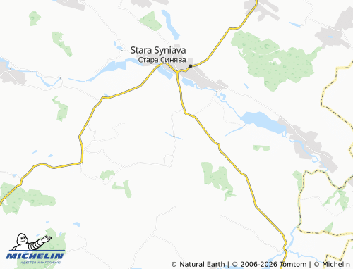 Mapa MICHELIN Krasnosilka - ViaMichelin