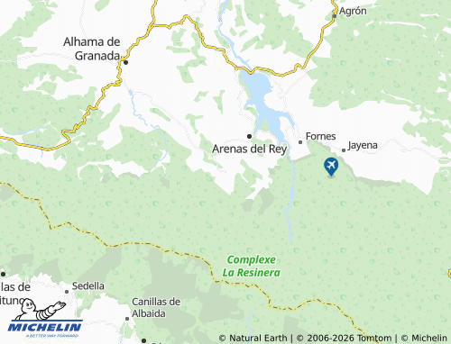 MICHELIN Játar map - ViaMichelin