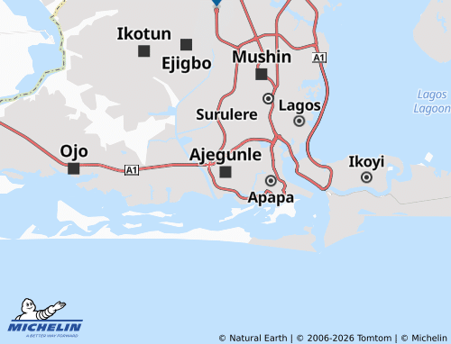 Mappa MICHELIN Ajegunle - ViaMichelin