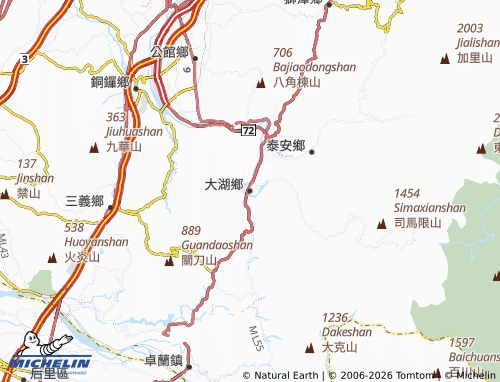 Mapa MICHELIN da hu xiang - ViaMichelin