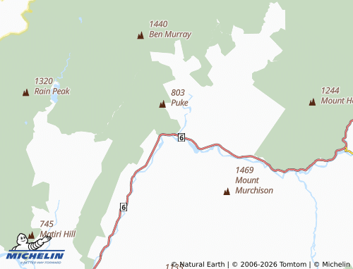 Mapa MICHELIN Owen River - ViaMichelin