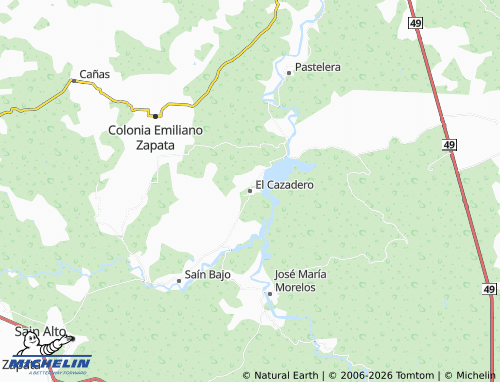 Kaart MICHELIN El Cazadero - ViaMichelin