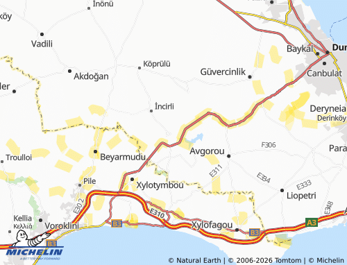 Mapa MICHELIN Düzce - ViaMichelin