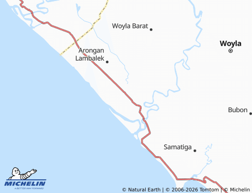 Carte MICHELIN Cot Buloh - ViaMichelin