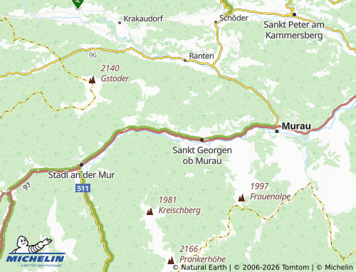 MICHELIN Lutzmannsdorf map - ViaMichelin