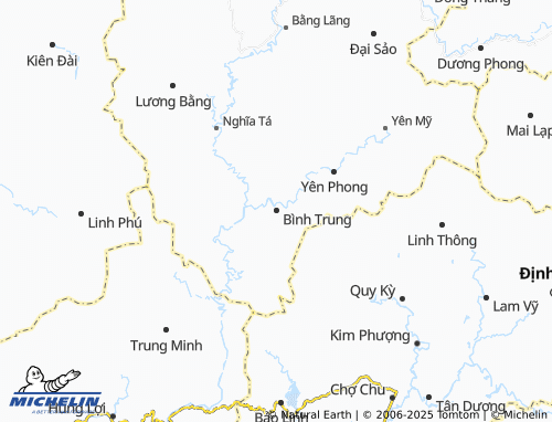 MICHELIN-Landkarte Bình Trung - ViaMichelin