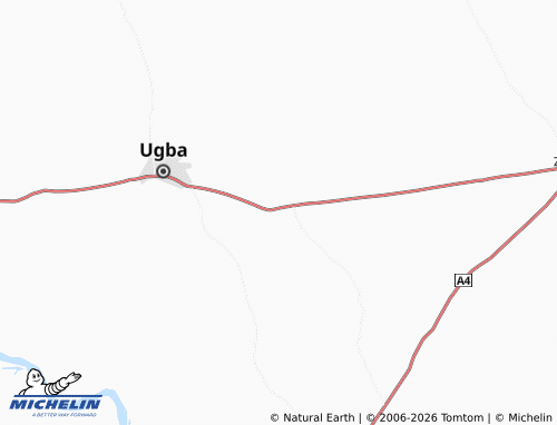 MICHELIN Bokyaa map - ViaMichelin