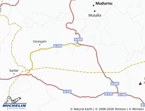 Mappa MICHELIN Kurtlar - ViaMichelin
