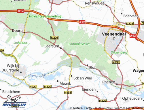 Carte MICHELIN Amerongen - ViaMichelin