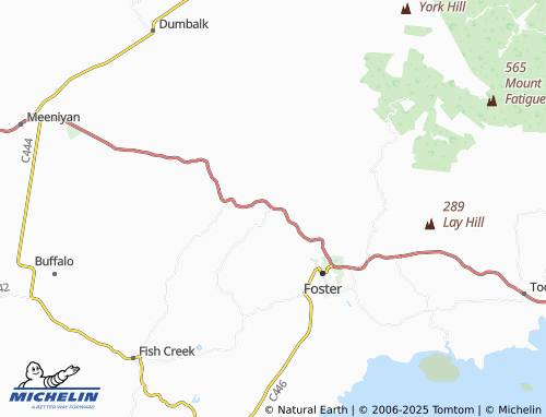 MICHELIN Foster North map - ViaMichelin