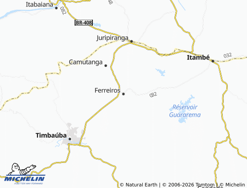 Mappa MICHELIN Ferreiros - ViaMichelin