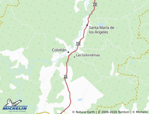 Mapa MICHELIN Las Golondrinas - ViaMichelin