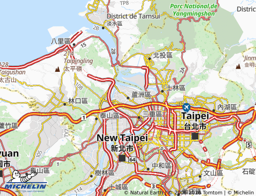 Kaart MICHELIN lu zhou qu - ViaMichelin