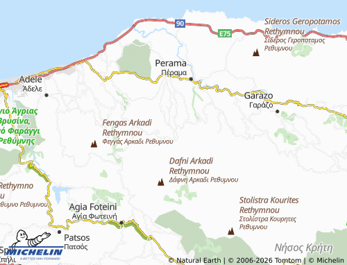 Mappa MICHELIN Ano Tripodo - ViaMichelin