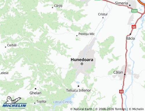 Mapa MICHELIN Răcăștia - ViaMichelin