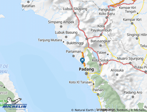 MICHELIN Pariaman map - ViaMichelin