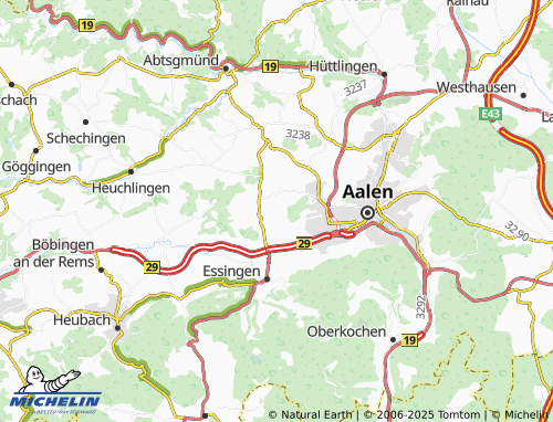 MICHELIN Sandberg map - ViaMichelin