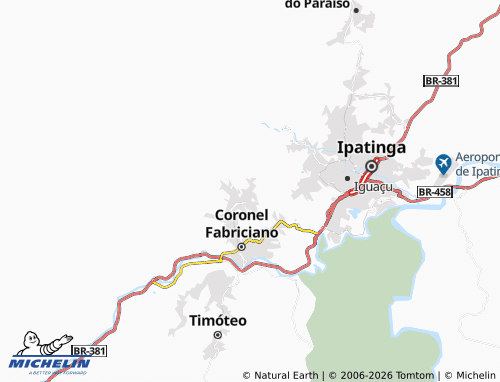 Mapa MICHELIN Santa Cruz - ViaMichelin