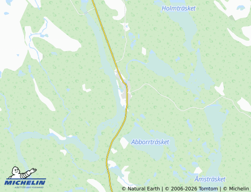 Carte MICHELIN Åmsele - ViaMichelin