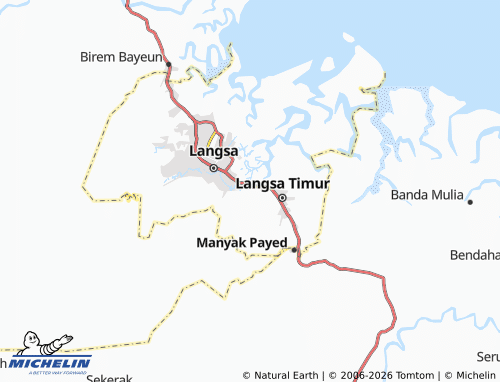 MICHELIN Bate Puteh map - ViaMichelin