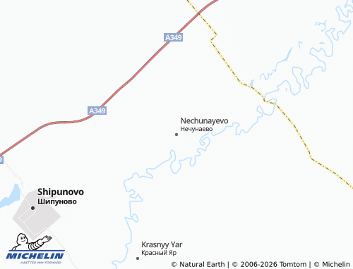 MICHELIN-Landkarte Nechunayevo - ViaMichelin