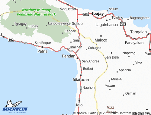 MICHELIN Dionela map - ViaMichelin