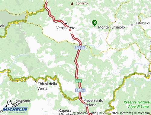 MICHELIN Valsavignone map - ViaMichelin