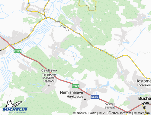 Mappa MICHELIN Buda-Babynetska - ViaMichelin