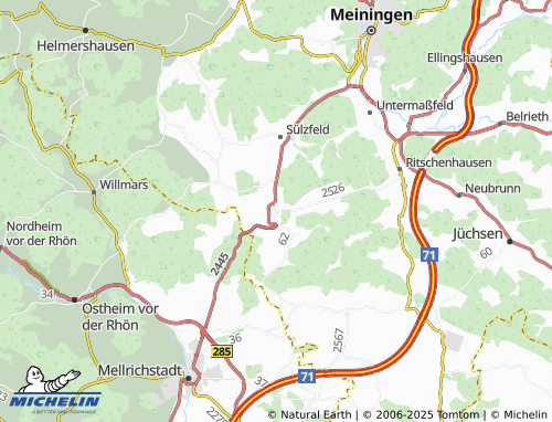 Mapa MICHELIN Henneberg - ViaMichelin