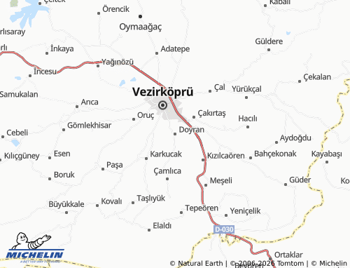 MICHELIN Doyran map - ViaMichelin