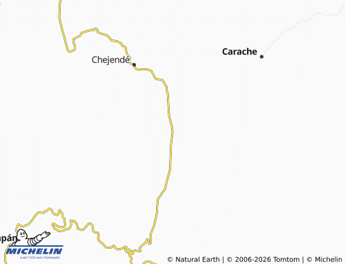 MICHELIN-Landkarte Bolivia - ViaMichelin