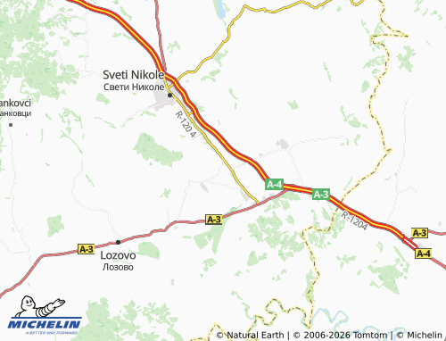 MICHELIN Peshirovo map - ViaMichelin
